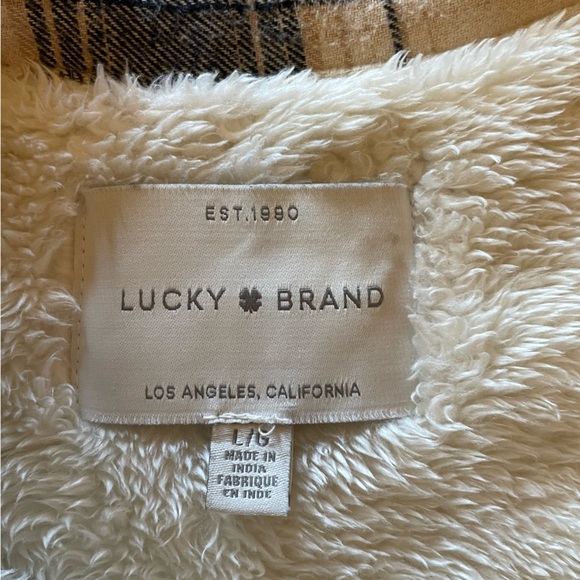 Lucky Brand Flannel Fleece Size L - Picture 5 of 5